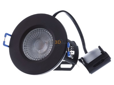 Frontansicht SLV 1001015 LED-Deckeneinbauleuchte schwarz, 3000K 