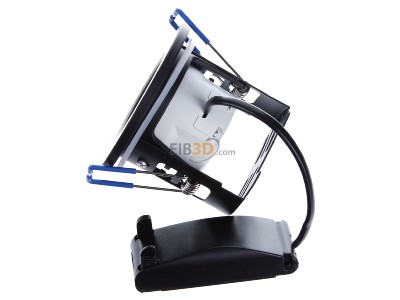 Ansicht oben rechts SLV 1001015 LED-Deckeneinbauleuchte schwarz, 3000K 