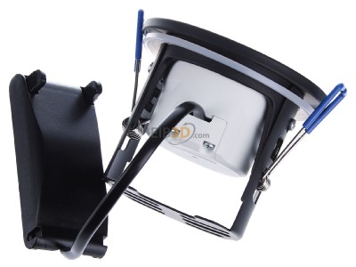 Ansicht oben hinten SLV 1001015 LED-Deckeneinbauleuchte schwarz, 3000K 