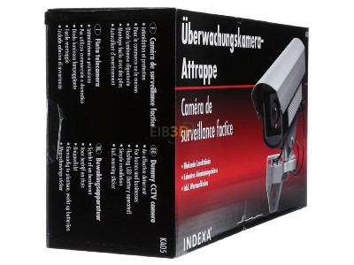 Ansicht links Indexa KA 05 Kamera-Attrappe fr Aussen 