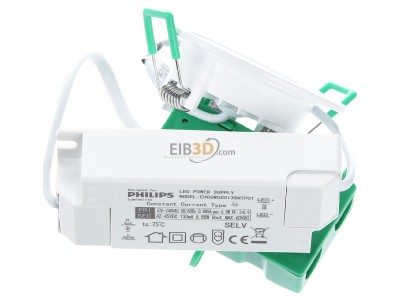 Ansicht oben hinten Signify PLS DN145B LED #33946799 LED-Slimdownlight 4000K DN145B LED 33946799