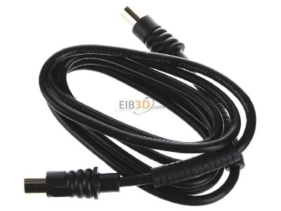 View top right E+P Elektrik AB301G Coax patch cord IEC connector 1,5m 
