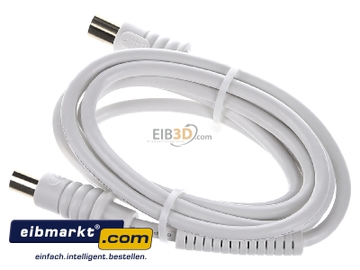 View top right E+P Elektrik 140301 Coax patch cord IEC connector 1,5m
