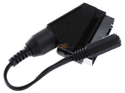 Ansicht oben links E+P Elektrik VC156Lose Scart-Adapter 0,1m 