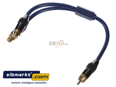 View up front E+P Elektrik B 891 Assembled AV-cable 0,2m

