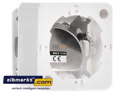 Back view E+P Elektrik BKV 19 Socket for antenna with cover
