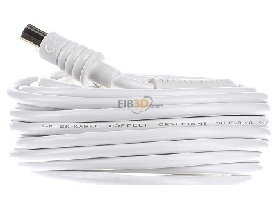 View on the right E+P Elektrik AB207G Coax patch cord IEC connector 7,5m 
