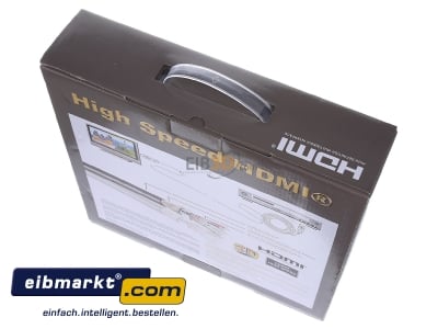 Ansicht oben hinten E+P Elektrik 2123505 HDMI-Verbindungskabel 10m,sw HDMI1/10