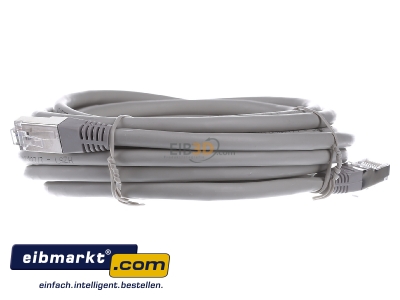 View on the right E+P Elektrik CC 142/5 grau RJ45 8(8) Patch cord Cat.6 5m
