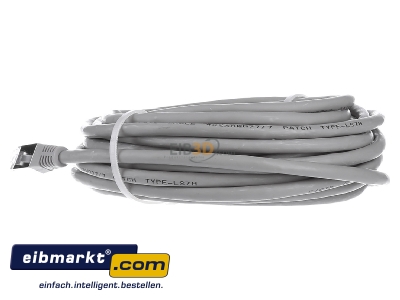 View on the right E+P Elektrik CC 142/7 grau RJ45 8(8) Patch cord Cat.6 7,5m - 
