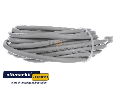 Back view E+P Elektrik CC 142/7 grau RJ45 8(8) Patch cord Cat.6 7,5m - 
