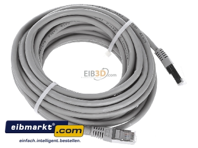 View top left E+P Elektrik CC 142/7 grau RJ45 8(8) Patch cord Cat.6 7,5m - 
