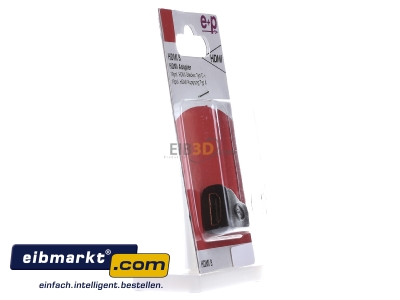Ansicht links E+P Elektrik HDMI 8 HDMI-Adapter 