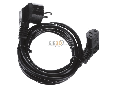 Top rear view E+P Elektrik SW20 Power cord/extension cord 2m 
