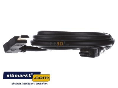 Frontansicht E+P Elektrik HDW 2 Lose HDMI Winkel-Anschlusskabel 2m 