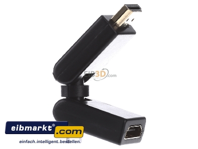 Ansicht links E+P Elektrik HDWD 7 HDMI-Universaladapter 