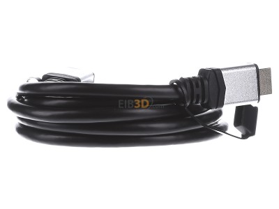 Ansicht hinten E+P Elektrik HDMI401 HDMI High-Speed-Kabel Ethernet,2m,si/sw 
