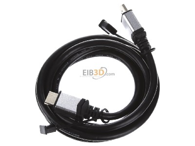 View top right E+P Elektrik HDMI401 AV patch cord 2m 
