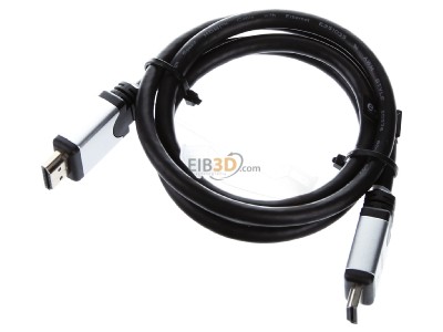 View up front E+P Elektrik HDMI401/1 AV patch cord 1m 
