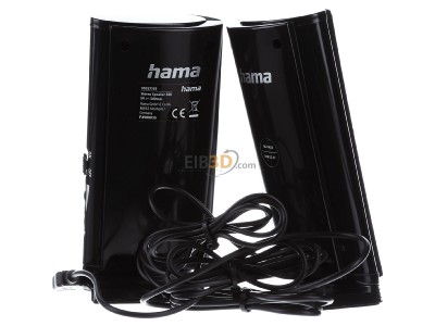 Back view Hama E 80 (VE2) Loudspeaker box 200...16000Hz E 80 (quantity: 2)
