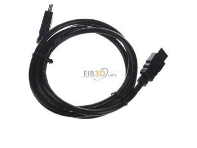Top rear view E+P Elektrik H1 AV patch cord 1,5m 
