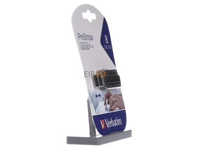 Ansicht links Verbatim 15-020-142 USB-Stick 8GB Pin Stripe Standard Speed 67x 