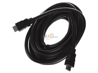 Ansicht oben vorne E+P Elektrik HDMV401/5Lose High-Speed HDMI-Kabel 5m,sw 