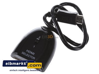Ansicht oben vorne E+P Elektrik HDMI 84 S HDMI-Umschalter 2auf1 