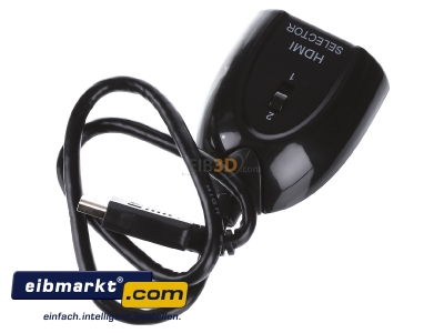 Top rear view E+P Elektrik HDMI 84 S Accessory for consumer electronics 
