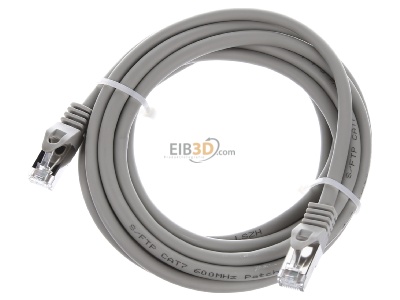 View up front E+P Elektrik CC242/3grauLose RJ45 8(8) Patch cord 6A (IEC) 3m 
