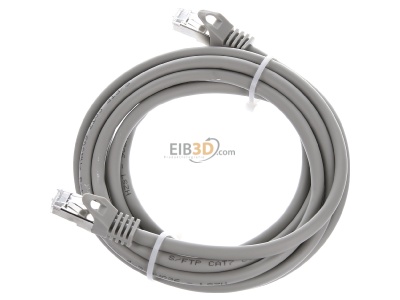 Ansicht oben rechts E+P Elektrik CC242/3grauLose Patchkabel 3m 