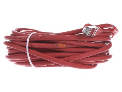 Ansicht links E+P Elektrik CC242/10rot Patchkabel Cat.7 10m 