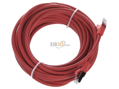 Ansicht oben links E+P Elektrik CC242/10rot Patchkabel Cat.7 10m 