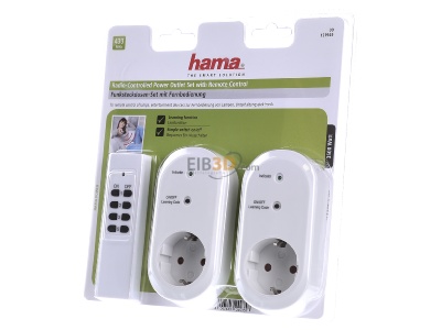 Front view Hama 121949 Radio receiver 433MHz 
