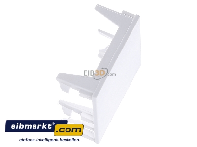 Ansicht oben links Kindermann 7464000500 Anschlussblende Blindblende voll,ws 