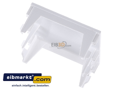 Ansicht oben hinten Kindermann 7464000500 Anschlussblende Blindblende voll,ws 