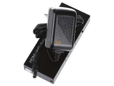 Ansicht oben links E+P Elektrik UHD14 HDMI-Verteiler 4-fach 