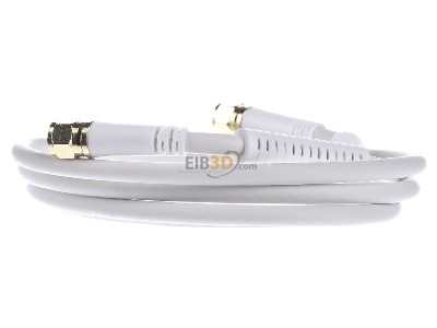 View on the right E+P Elektrik FA401G Coax patch cord F connector 1,5m 
