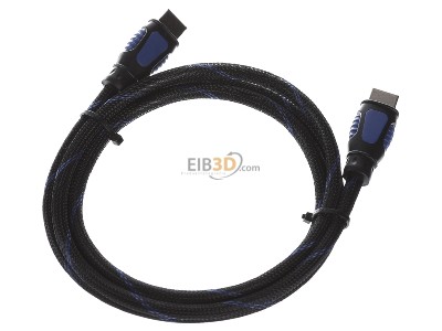 Ansicht oben hinten E+P Elektrik H400B High-Speed-HDMI-Kabel 1,5m,m.Ethernetsw/bl 