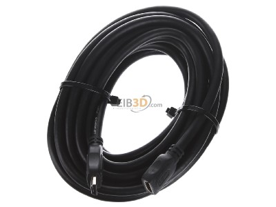 View up front E+P Elektrik HDMV402/5 AV patch cord 5m 
