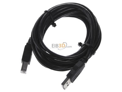 View up front E+P Elektrik CC502/2Lose Computer cable USB-A4 / USB-B4 2,5m 
