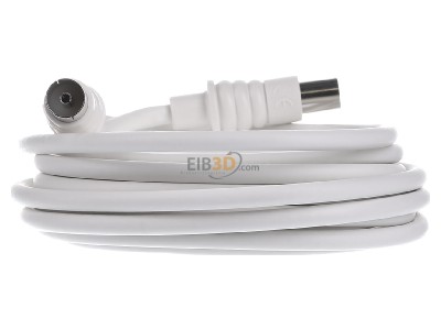 View on the left E+P Elektrik HFA3 Coax patch cord IEC connector 3,5m 
