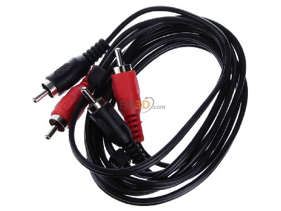 View top right E+P Elektrik B33 AV patch cord 1,5m 
