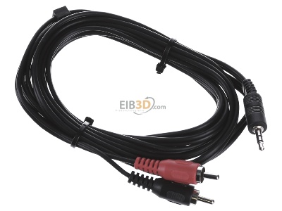 Ansicht oben links E+P Elektrik B113/2 Stereo-Adapterkabel 2,5m 