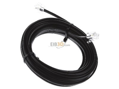 Top rear view E+P Elektrik T16 RJ11 6(4) Patch cord 6m 
