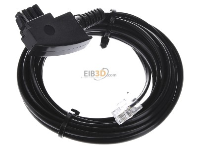 View top right E+P Elektrik T36/3 Telecommunications patch cord TAE F 3m 
