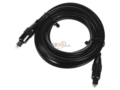 Ansicht oben vorne E+P Elektrik LLK20/3 Lichtleiterkabel mit Toslink-Stecker 