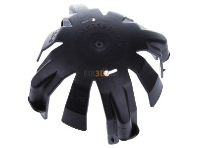 Ansicht oben hinten Hellermann Tyton SpotClip-IV-Slim-BK Abstandshalter fr Einbaustrahler 