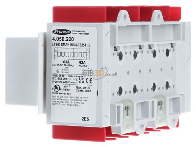 Ansicht rechts Fronius 1PN/3PN-63A Notstromlsung Backup Switch, 