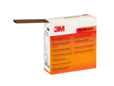 Produktbild 1 3M HSR 3000 18 0 6 0 br Warmschrumpfschlauch Rolle 18 6 mm braun duennw 